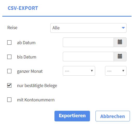 CSV-Export