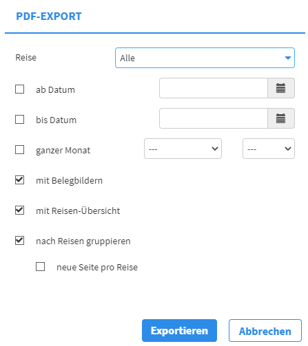 PDF-Export